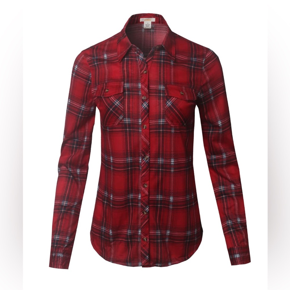 Flannel Plaid Shirt